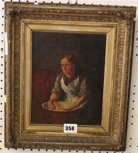 Oil on canvas, lady(-)